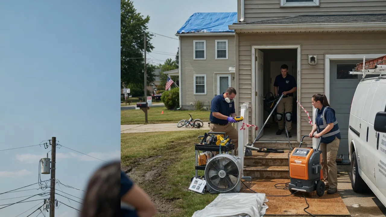 Water Damage Repair in Huntertown, IN near me